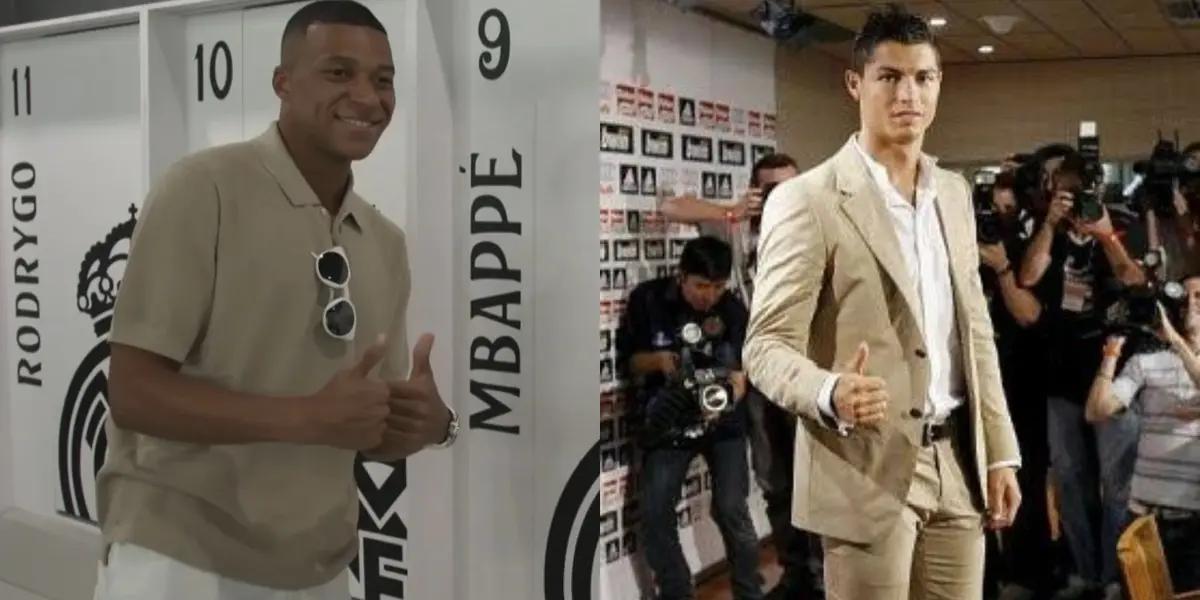 Kylian Mbappé y Cristiano Ronaldo / Foto: X