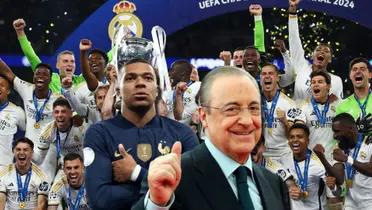 Kylian Mbappé y Florentino Pérez