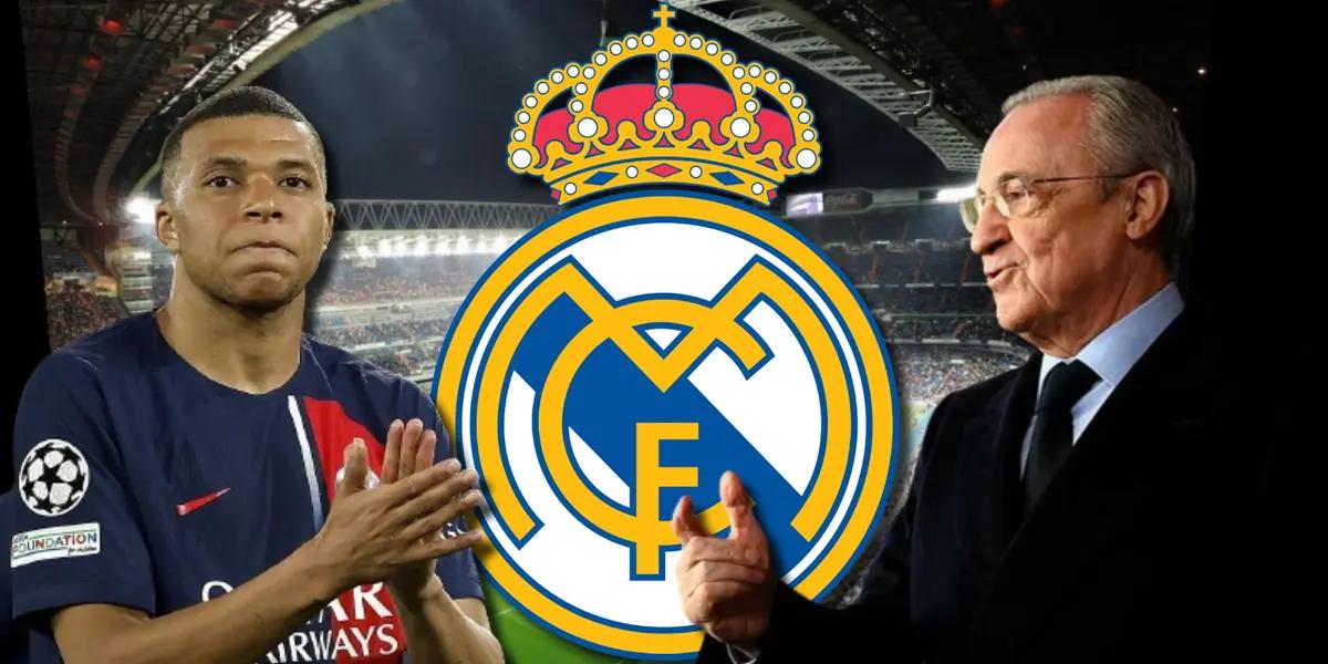 Kylian Mbappé y Florentino Pérez / Foto: Collage