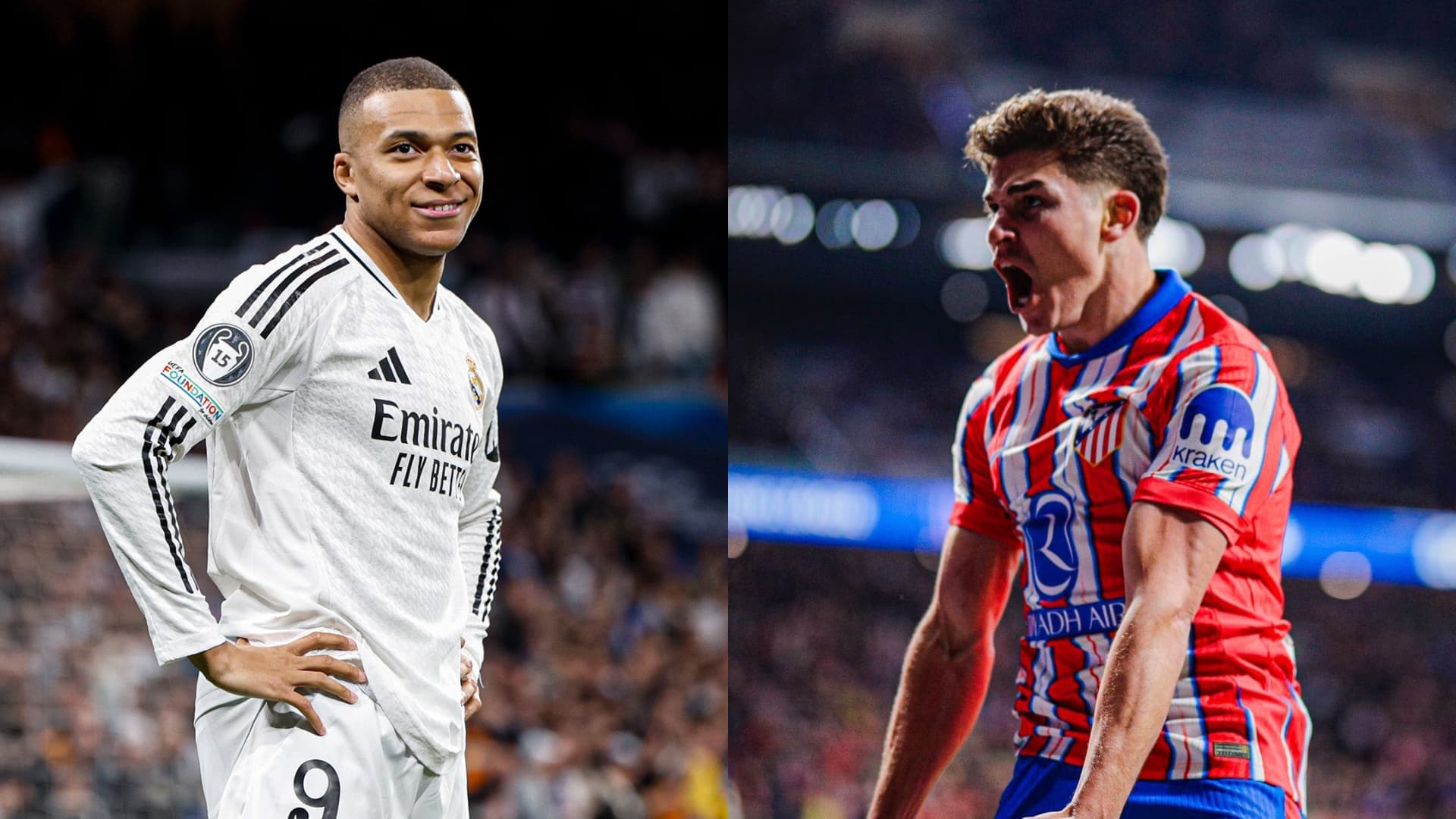 Kylian Mbappé y Julián Álvarez