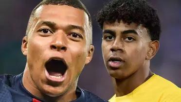 Kylian Mbappé y Lamine Yamal