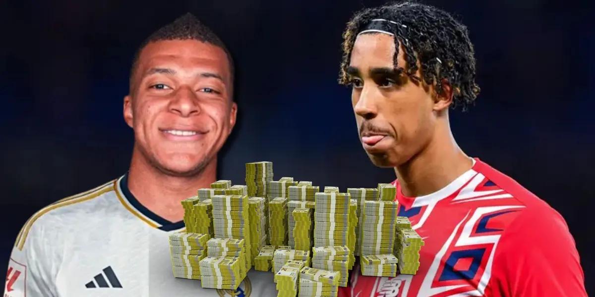 Kylian Mbappé y Leny Yoro / Foto: Collage