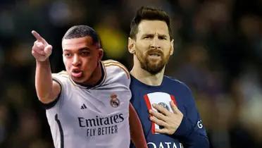Kylian Mbappé y Lionel Messi