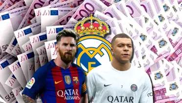 Kylian Mbappé y Lionel Messi