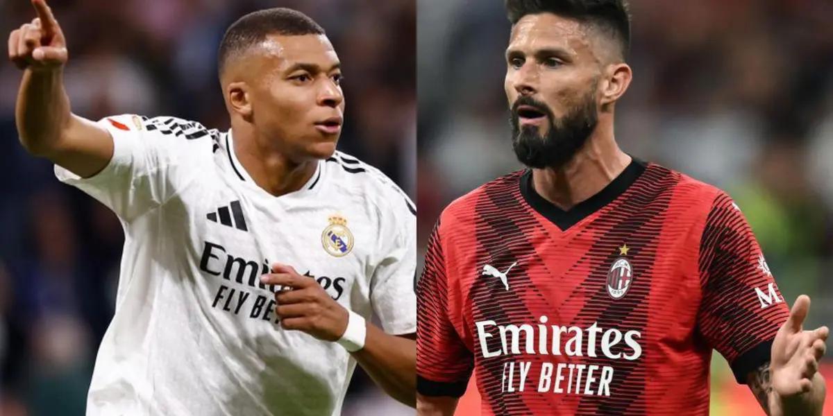 Kylian Mbappé y Olivier Giroud / Foto: El Futbolero Ecuador