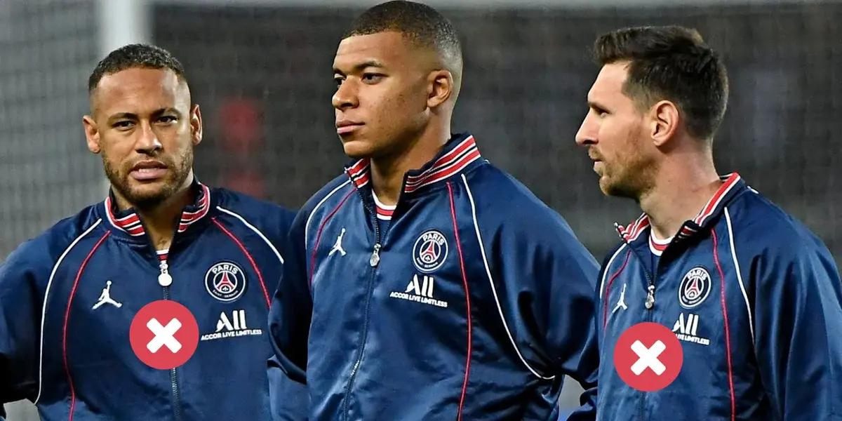 Kylian viajó junto a dos compañeros del conjunto parisino a España.