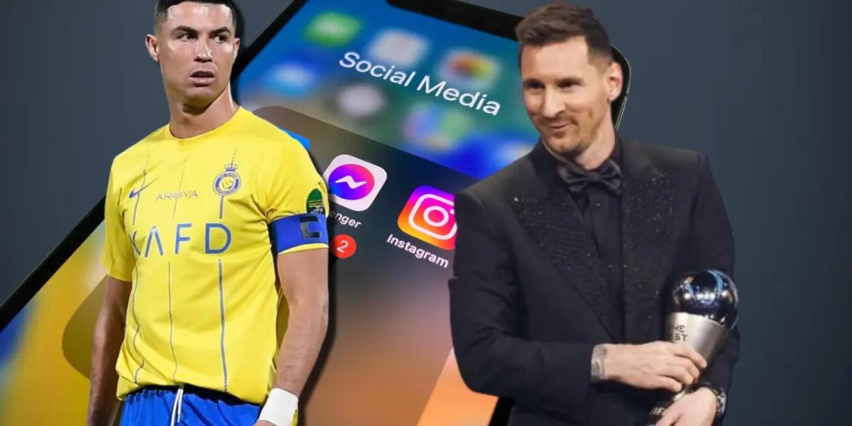La 1era publicación que Cristiano hizo en redes luego que Messi ganó el The Best
