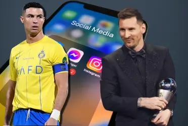 La 1era publicación que Cristiano hizo en redes luego que Messi ganó el The Best