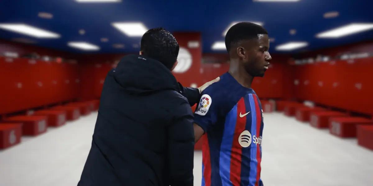 La actitud del joven cambió y se siente con confianza. Eso lo siente Xavi Hernández