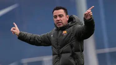La afición del conjunto blaugrana mostró su descontento en las redes sociales por la decisión de Xavi.