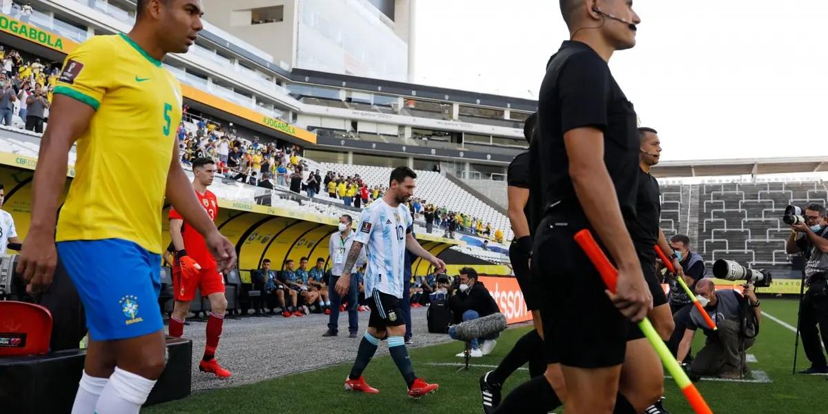 La Agencia Nacional de Vigilancia Sanitaria de Brasil, ANVISA, fue el encargado de suspender el partido entre Brasil y Argentina, además dispuso una sanción para los futbolistas argentinos involucrados.