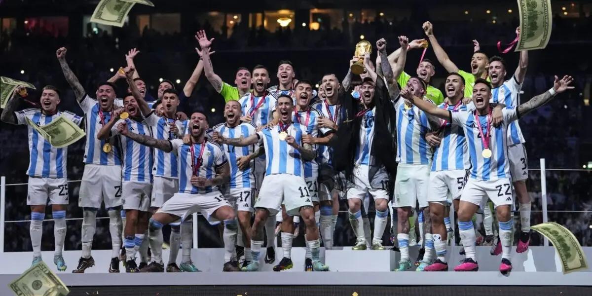 La Albiceleste recibió un importante monto de FIFA y CONMEBOL.