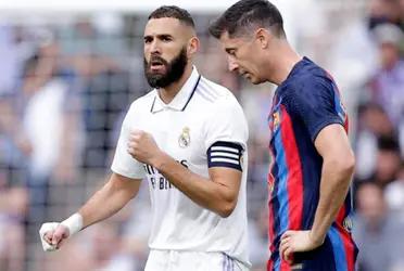 La diferencia de precios entre Karim Benzema y Robert Lewandowski, delanteros del FC Barcelona y Real Madrid