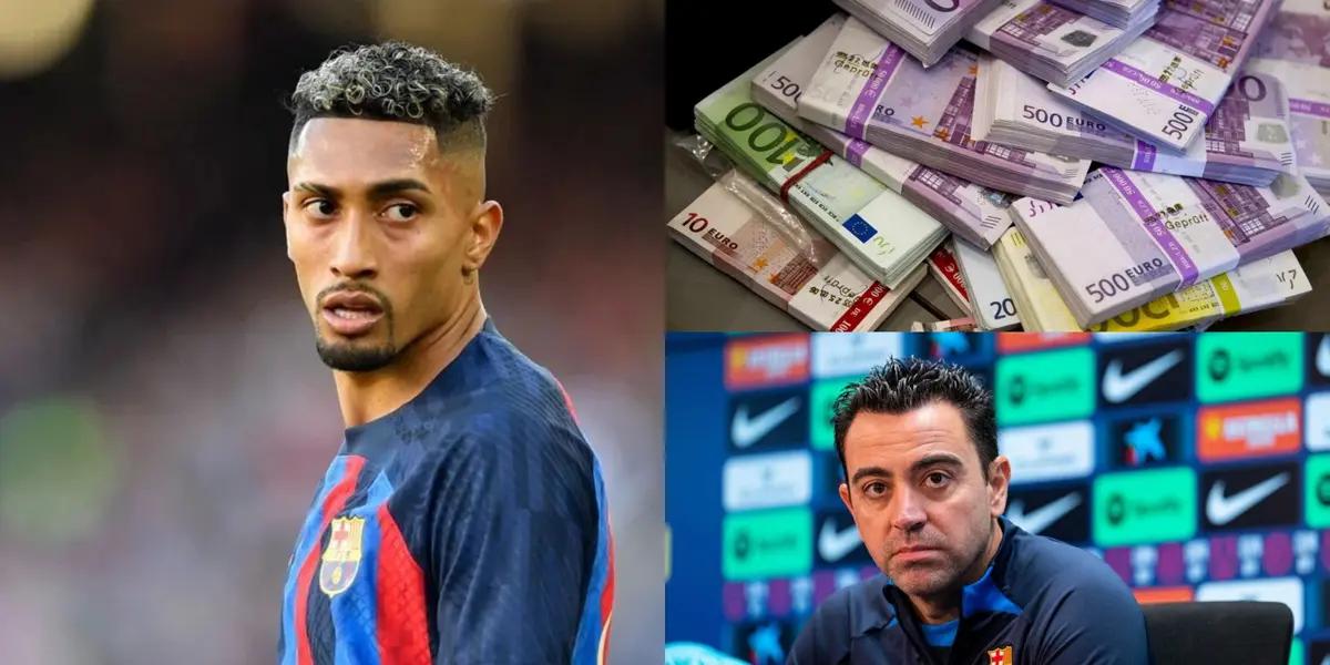 La directiva del conjunto blaugrana rechazó una gran oferta por el delantero brasileño debido a la negativa de Xavi Hernández.