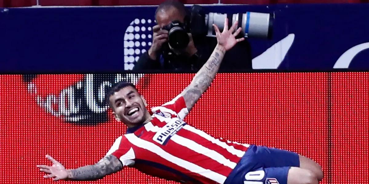 La emoción de Simeone tras quedar a un paso del título.