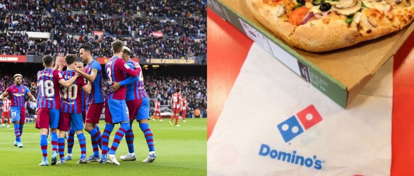 La famosa pizzería Domino's Pizza hace burla de la dificultad del Chelsea de fichar jugadores top, jugadores que le ha ganado el Barcelona.