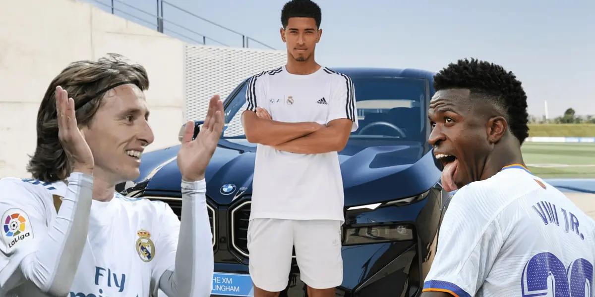 La figura de los Merengues ostenta un auto de primera línea, muy diferente al que llevó un jugador Blanco en sus inicios en el club