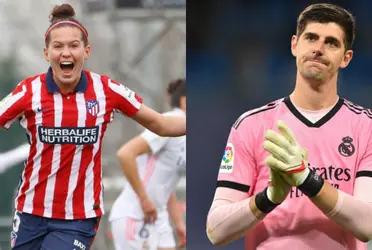 La futbolista Carmen Menayo del Atlético de Madrid felicitó al Real Madrid por la obtención de la Champions League, aunque dejo un duro reclamo en contra del portero merengue.