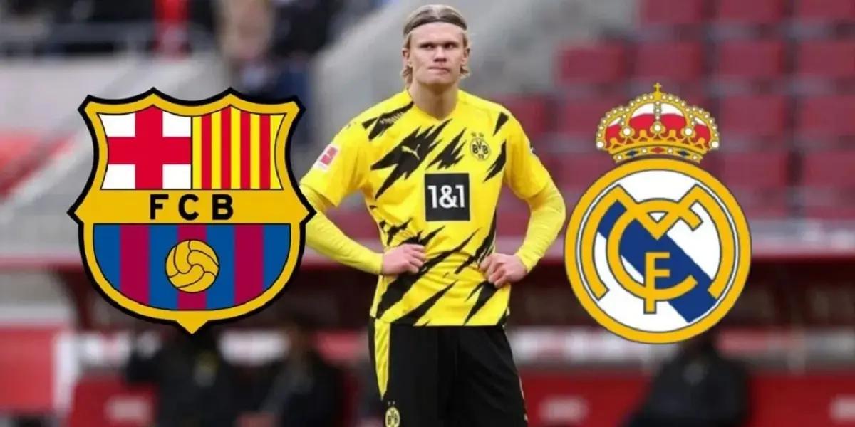 La gran estrella del Borussia Dortmund está en la mira de los dos grandes equipos de España. Pero no la tendrán nada simple. Por la cifra exorbitante que se maneja y porque un competidor accedería a lñas demanas del club teutón y del agente del noruego.