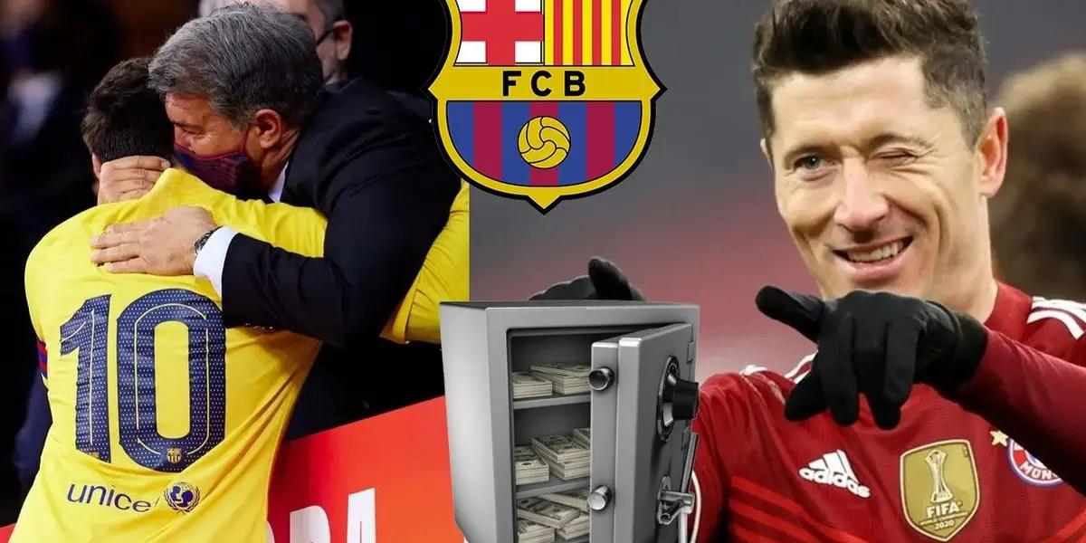 La gran inversión realizada por Robert Lewandowski demuestra que Laporta tenía el dinero para mantener al astro argentino pero decidió no hacerlo.