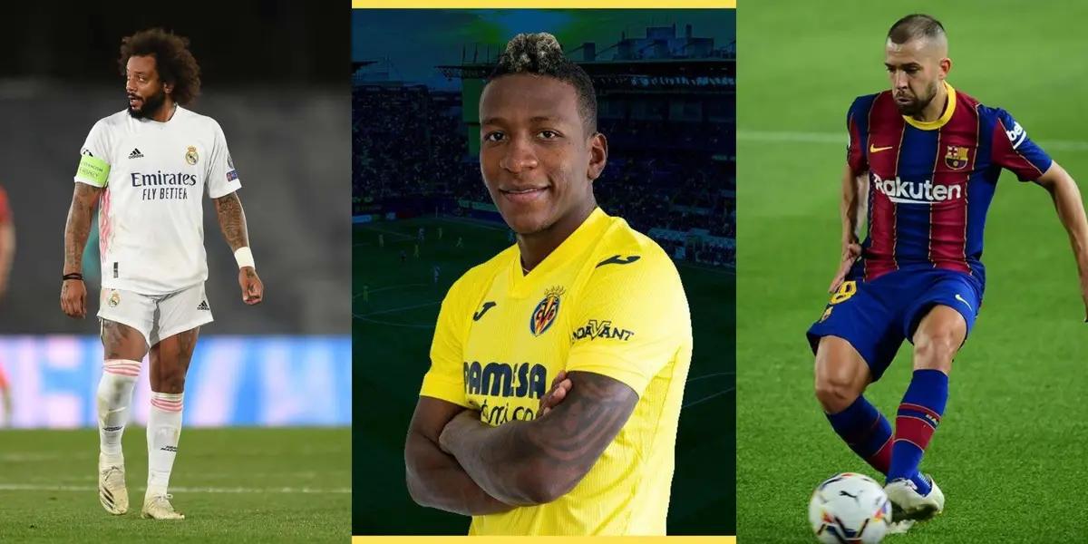 La gran temporada de Pervis Estupiñan en el Villareal ha aumentado su valor de mercado a 20 millones de euros. Superando así a dos grandes figuras en el lateral izquierdo, Jordi Alba valuado en 15 y Marcelo cuya ficha costaría 5 millones-