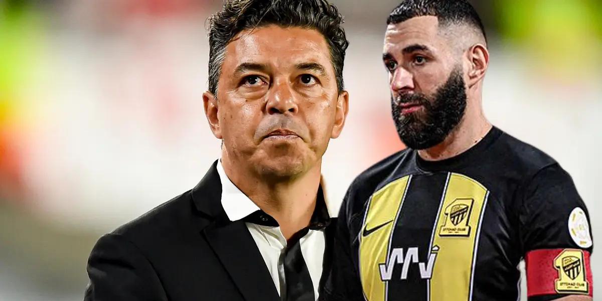 La imagen que revela cómo es la relación de Benzema y Gallardo en Al Ittihad