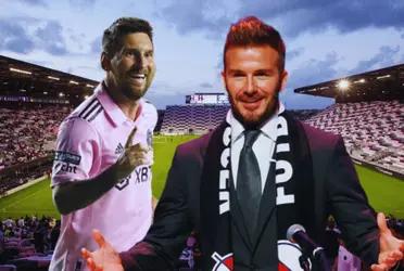 La increíble reacción de David Beckham al enterarse que Lionel Messi jugaría en su equipo.