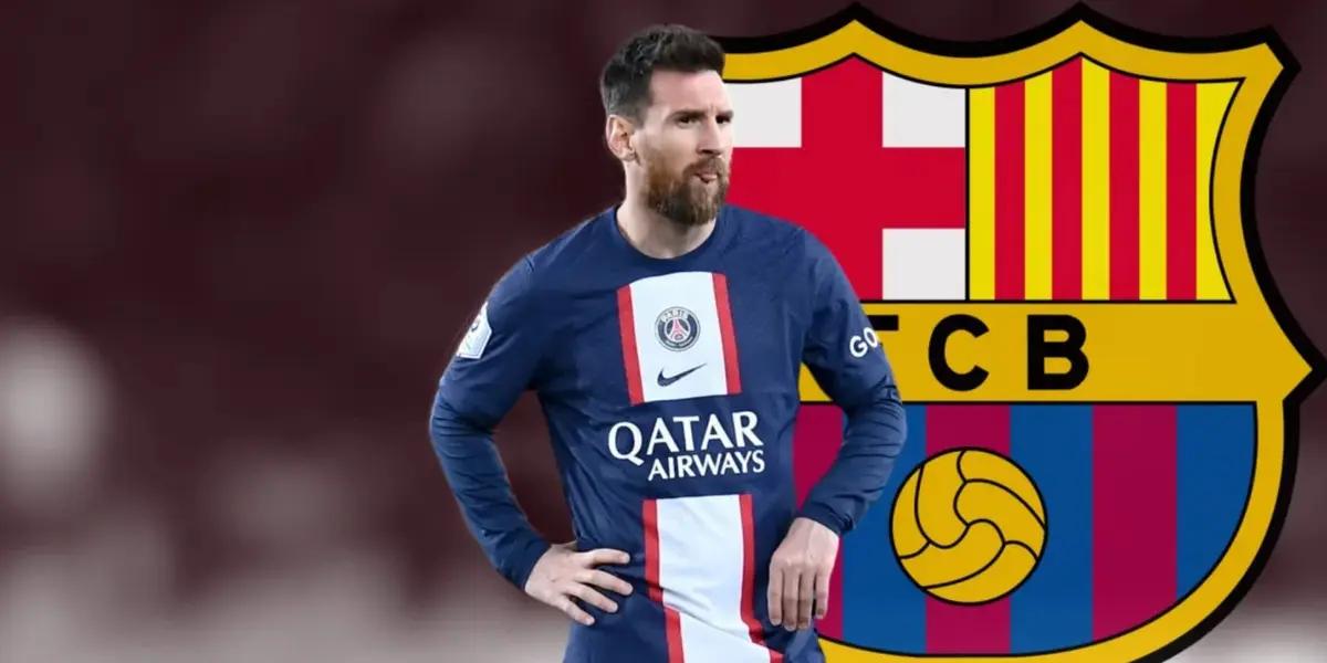 La institución catalana subió a sus redes sociales una imagen de Lionel Messi.