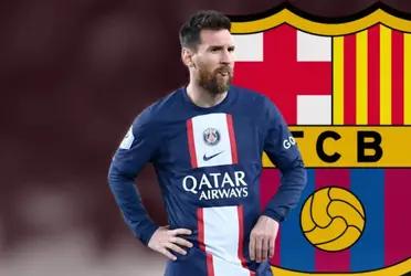 La institución catalana subió a sus redes sociales una imagen de Lionel Messi.