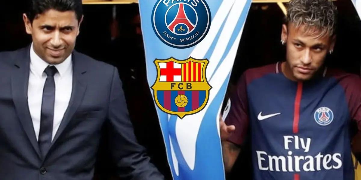 La institución culé disparó la mecha y la bomba explotó en París Saint-Germain.