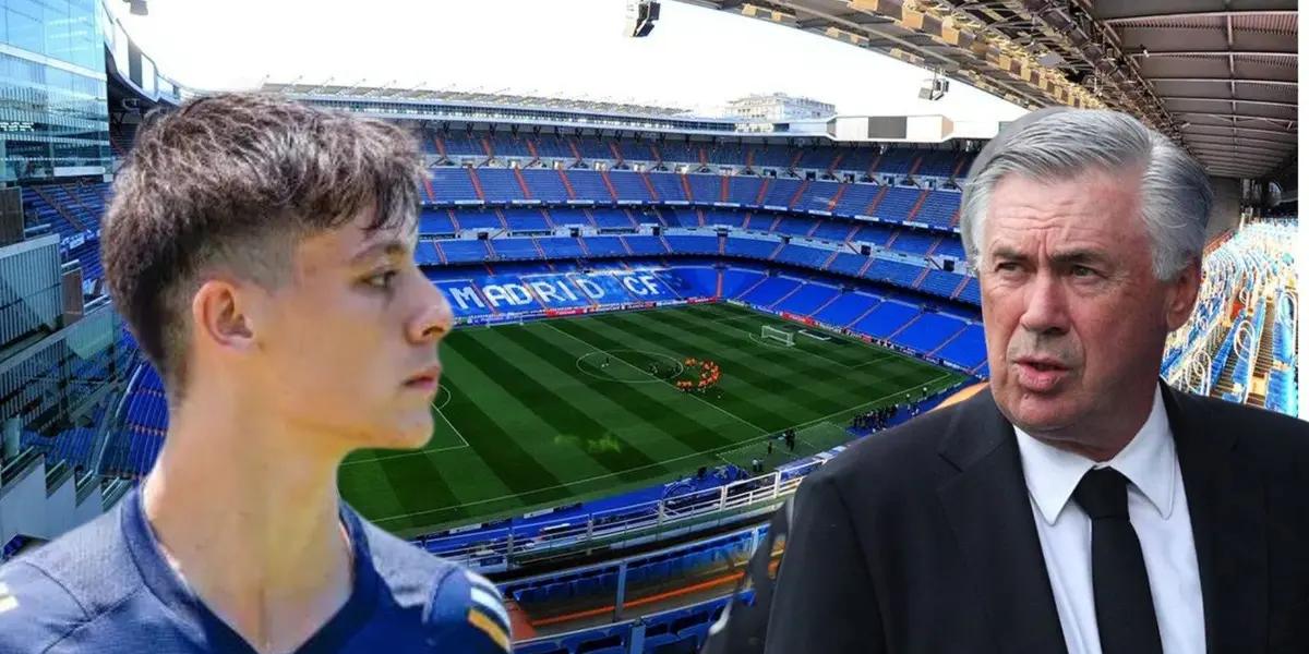 La joven promesa aún no se ha estrenado como Merengue y no atraviesa su mejor momento, el italiano tomó cartas en el asunto