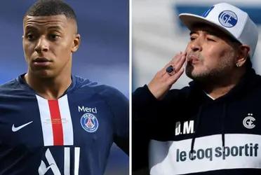 La joya francesa tomó partida tras el fallecimiento de Diego Maradona.