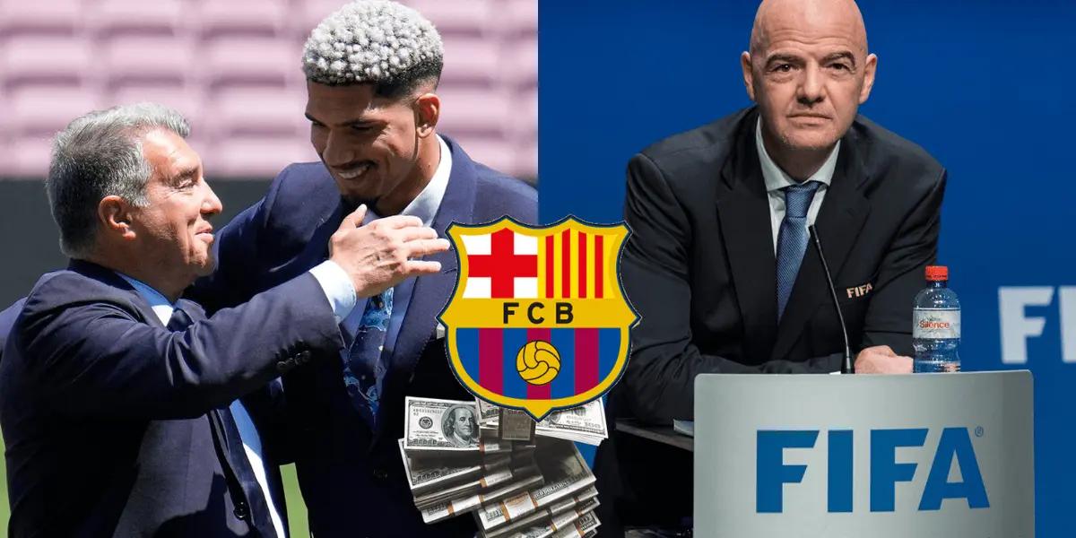 La lesión de Ronald Araujo le traería un rédito económico a todo el Barcelona,