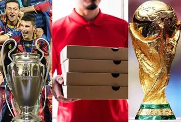 La leyenda del fútbol que hoy reparte pizzas