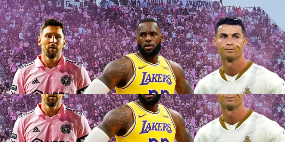 La leyenda de la NBA sorprendió con lo que hizo al ver a Messi.