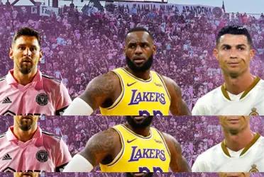 La leyenda de la NBA sorprendió con lo que hizo al ver a Messi.
