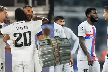 La llave del Real Madrid para vencer al Barcelona tendría un valor de 1700 millones de euros.