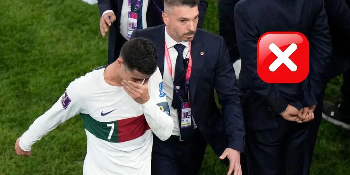 La Marruecos de Hakimi y Ziyech derrotó por la mínima a Portugal y después del partido CR7 rompió en llanto.