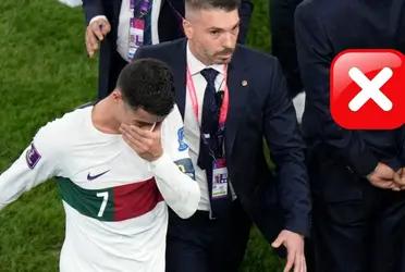 La Marruecos de Hakimi y Ziyech derrotó por la mínima a Portugal y después del partido CR7 rompió en llanto.
