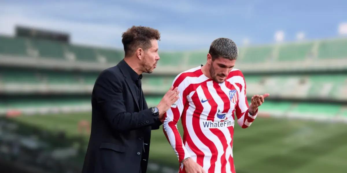 La oferta desde Arabia Saudita tienta mucho al mediocampista argentino y el Cholo ya tiene en mente quien llegaría en su lugar