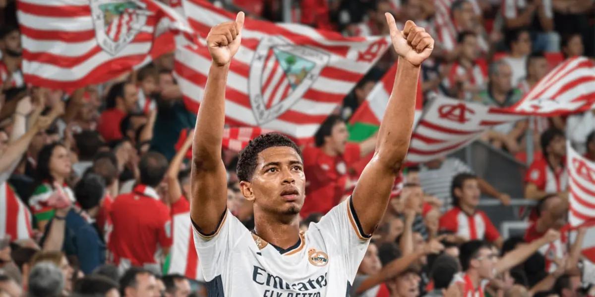 La parcialidad de Athletic Bilbao se fue enojada por el festejo de Jude Bellingham