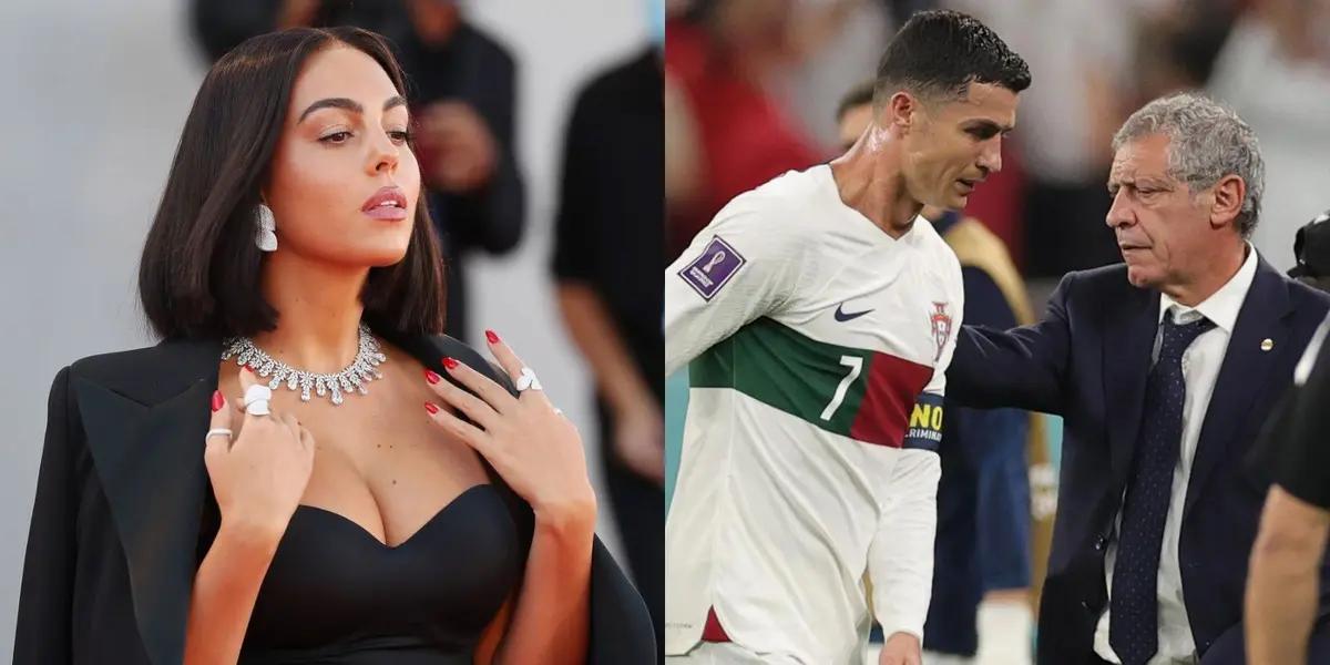 La pareja de CR7 le dedicó un posteo de Instagram al DT de Portugal tras la eliminación.