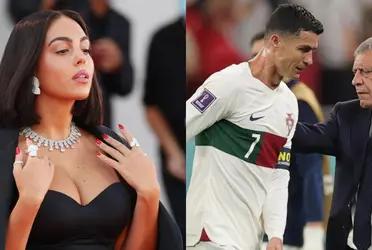 La pareja de CR7 le dedicó un posteo de Instagram al DT de Portugal tras la eliminación.