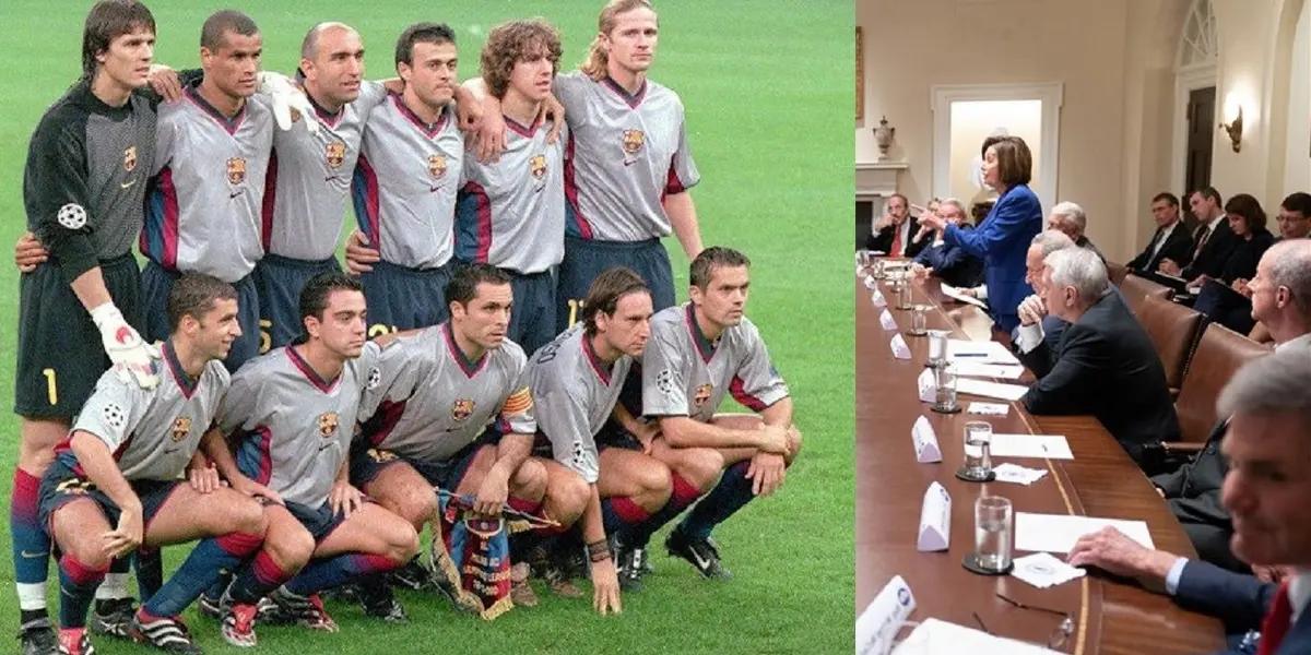 La particular historia de un futbolista que no pudo triunfar en tierras catalanas, y que tras su retiro, se dedica a la política en su país.