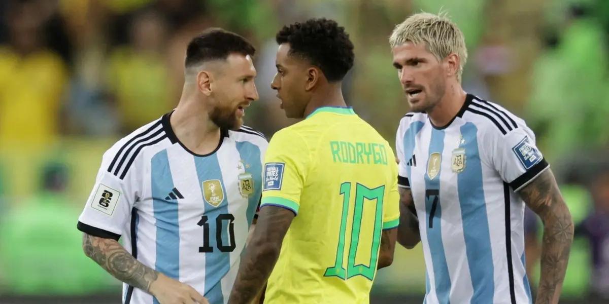 La pelea que tuvo Rodrygo contra Messi y De Paul ha generado muchas reacciones y tuvo que salir a dar la cara el brasileño