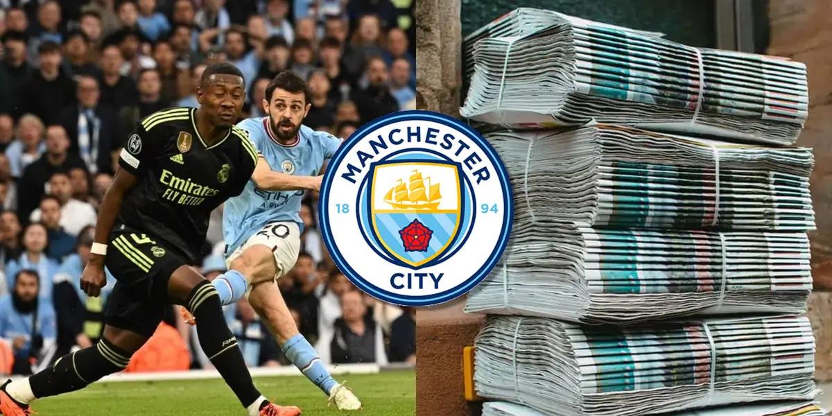 La prensa fue feroz por el pobre rendimiento de Real Madrid en el primer tiempo ante Manchester City y no tuvo piedad con una fuerte comparación