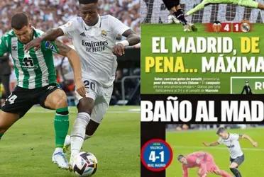 La prensa de Madrid llora luego del partido que el Real empató contra el Real Betis y se quedan lejos del FC Barcelona