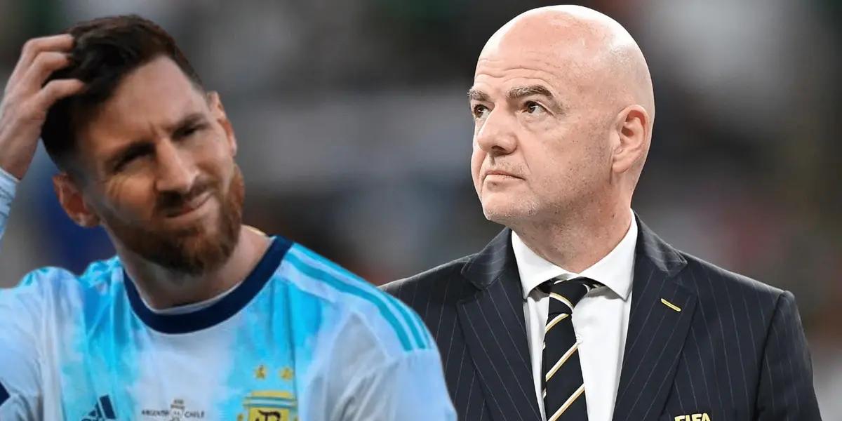 La Pulga aún no ha definido su futuro con la Albiceleste, pero el presidente de la FIFA se adelantó con una increíble solicitud