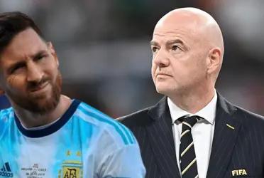 La Pulga aún no ha definido su futuro con la Albiceleste, pero el presidente de la FIFA se adelantó con una increíble solicitud