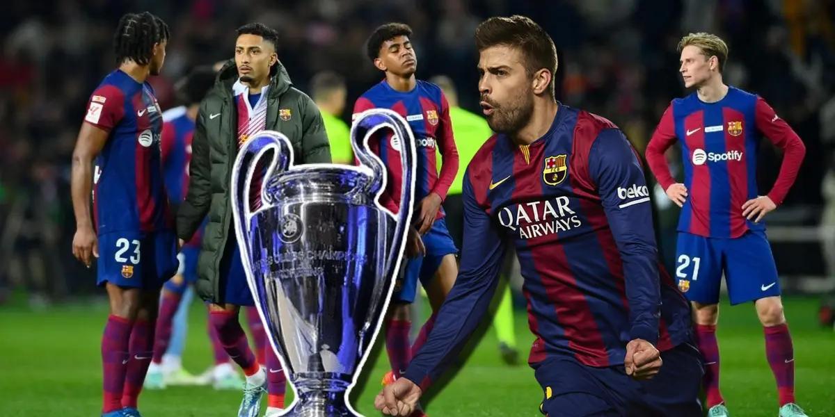 La razón por la que el Barça no podrá ganar la Champions League, según Piqué